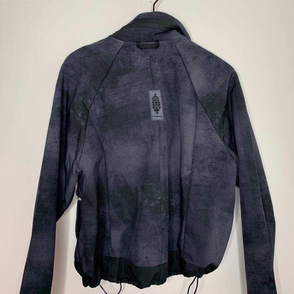 FP Movement Canyon Crushin' Crop Jacket Black Wash Full Zip New Womens Large - Picture 3 of 16